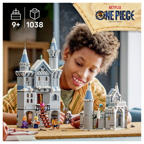75645 LEGO® ONE PIECE Duell im Schloss Drumm Spielzeug für Kinder ab 9 Jahren Bauset mit mehrstöck 6. kép