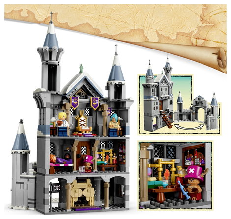 75645 LEGO® ONE PIECE Duell im Schloss Drumm Spielzeug für Kinder ab 9 Jahren Bauset mit mehrstöck 7. kép