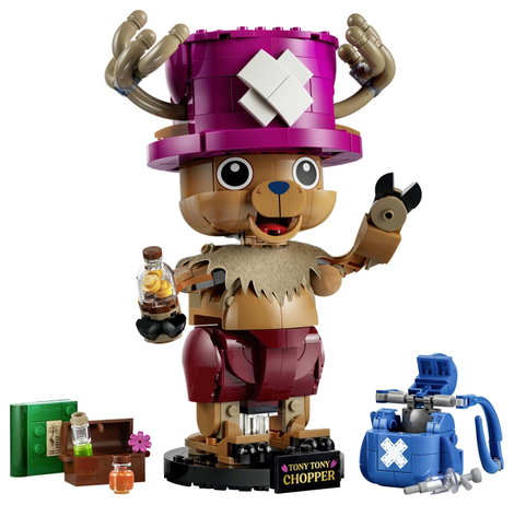 75643 LEGO® ONE PIECE Tony Tony Chopper Fanartikel Zimmerdeko Bauset mit LEGO Figur für Kinder ab 2. kép