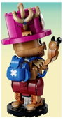 75643 LEGO® ONE PIECE Tony Tony Chopper Fanartikel Zimmerdeko Bauset mit LEGO Figur für Kinder ab 4. bélyegkép