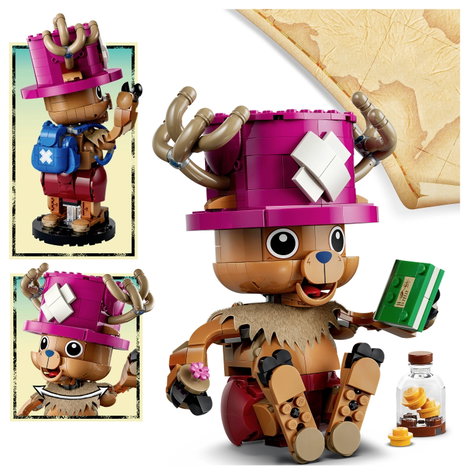 75643 LEGO® ONE PIECE Tony Tony Chopper Fanartikel Zimmerdeko Bauset mit LEGO Figur für Kinder ab 7. kép