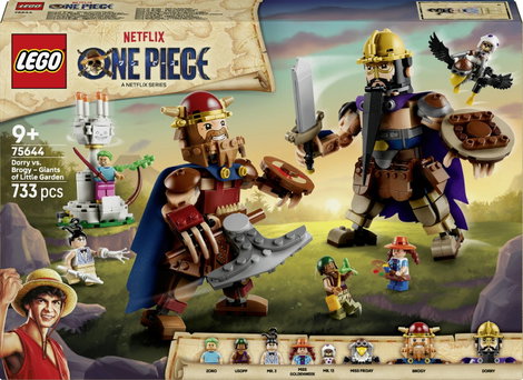 75644 LEGO® ONE PIECE Woogey vs. Boogey – Riesen aus Little Garden Bauset mit 8 LEGO Figuren für Fa