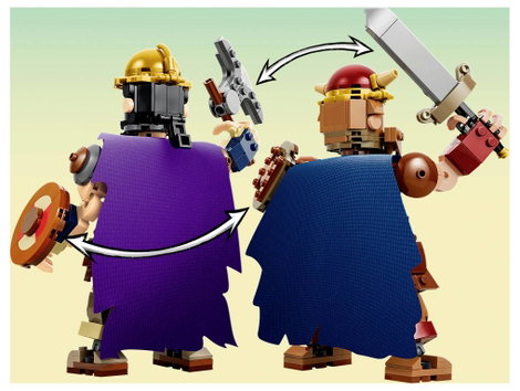 75644 LEGO® ONE PIECE Woogey vs. Boogey – Riesen aus Little Garden Bauset mit 8 LEGO Figuren für Fa 4. kép