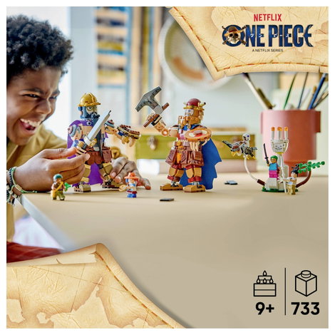 75644 LEGO® ONE PIECE Woogey vs. Boogey – Riesen aus Little Garden Bauset mit 8 LEGO Figuren für Fa 6. kép