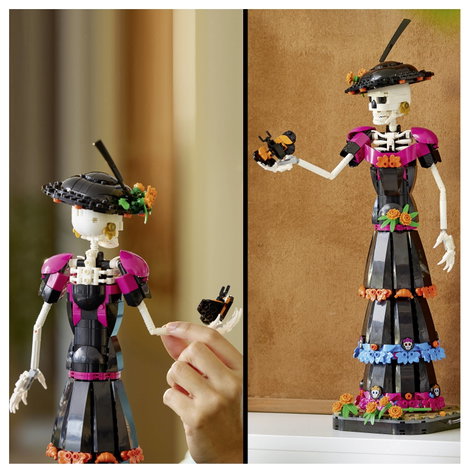 6589588 LEGO® IDEAS La Catrina Bauset Deko für den Tag der Toten Zimmerdeko, die das ganze Jahr fü 6. kép