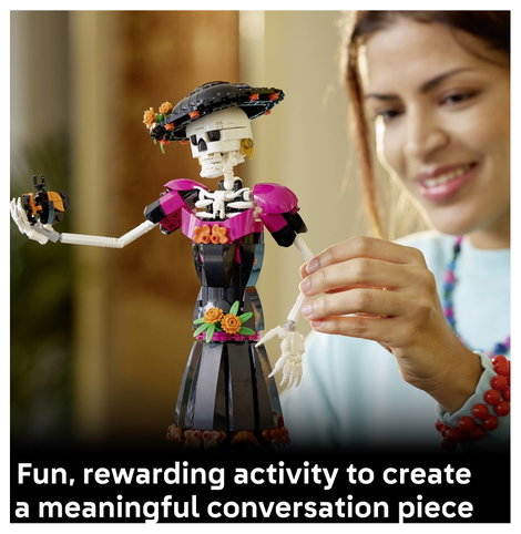6589588 LEGO® IDEAS La Catrina Bauset Deko für den Tag der Toten Zimmerdeko, die das ganze Jahr fü 8. kép