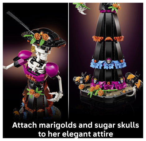 6589588 LEGO® IDEAS La Catrina Bauset Deko für den Tag der Toten Zimmerdeko, die das ganze Jahr fü 9. kép