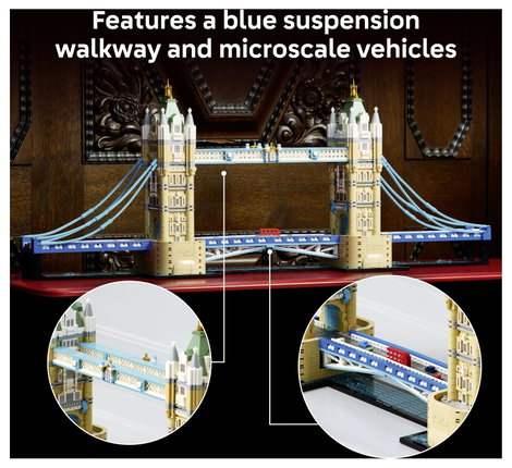 LEGO® ARCHITECTURE 6588559 Tower Bridge  Modell eines Londoner Wahrzeichens 2. kép