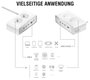4Smarts Töltőadapter 65 W 3x USB-C®, USB-A, Védőérintkezős dugalj Quick Charge 3.0, Power Delivery F 6. bélyegkép