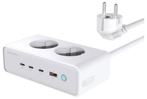 4Smarts Töltőadapter 65 W 3x USB-C®, USB-A, Védőérintkezős dugalj Quick Charge 3.0, Power Delivery F 9. kép