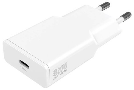 4Smarts USB-s töltőkészülék 20 W USB-C® Power Delivery Fehér Beltér, Aljzat dugó GaN, USB Power Deli 8. kép