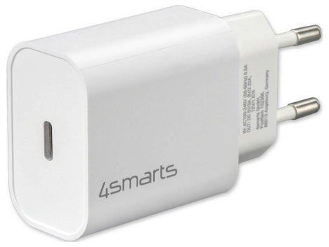 4Smarts USB-s töltőkészülék 20 W USB-C®, Lightning Power Delivery Fehér Beltér, Aljzat dugó USB Powe 2. kép