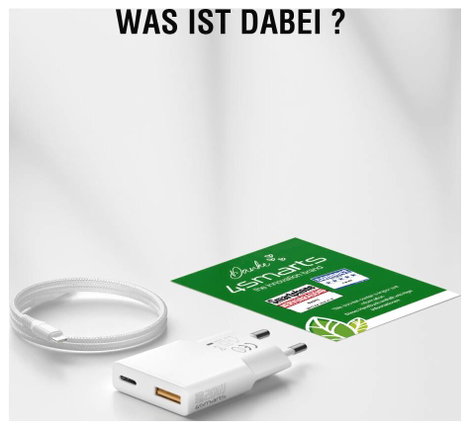 4Smarts USB-s töltőkészülék 20 W USB-A, USB-C® SuperCharge, Power Delivery Fehér Beltér GaN, USB Pow 11. kép