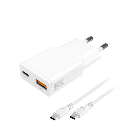 4Smarts USB-s töltőkészülék 20 W USB-A, USB-C® SuperCharge, Power Delivery Fehér Beltér GaN, USB Pow