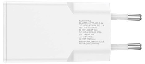 4Smarts USB-s töltőkészülék 20 W USB-A, USB-C® SuperCharge, Power Delivery Fehér Beltér GaN, USB Pow 5. kép