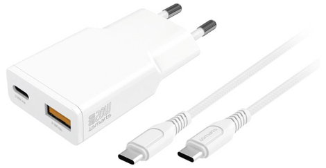 4Smarts USB-s töltőkészülék 20 W USB-A, USB-C® SuperCharge, Power Delivery Fehér Beltér GaN, USB Pow 6. kép
