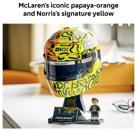 43023 LEGO® Editions McLaren Mastercard F1® csapat Lando Norris sisakja 6. kép