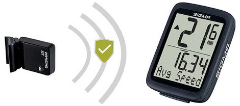 Sigma BC 8.0 WL ATS Kerékpárkomputer, vezeték nélküli Kódolt átvitel Kerék érzékelővel 3. kép