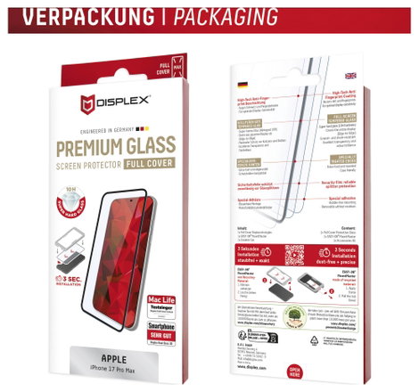 DISPLEX Kijelzővédő üveg Apple iPhone 17 Pro Max 1 db 02256 6. kép
