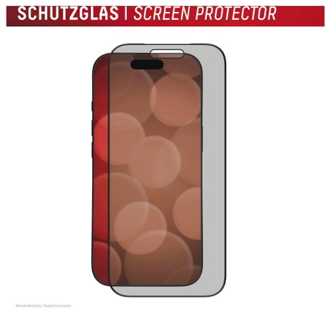 DISPLEX Kijelzővédő üveg belátás védelemmel Apple iPhone 17 Pro 1 db 02265 3. kép