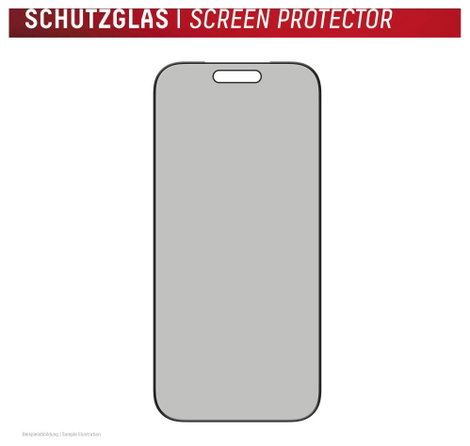 DISPLEX Kijelzővédő üveg belátás védelemmel Apple iPhone 17 Pro 1 db 02265 8. kép