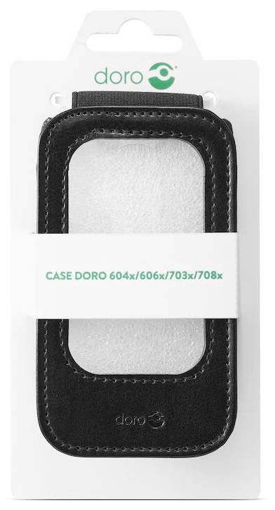 doro 7988 Ablakos táska Doro L20, L30, 2800, 2820, 2880, E20, E22, E30 Fekete 7988 3. kép