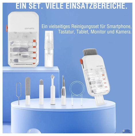 4smarts 10 az 1-ben multifunkciós tisztítókészlet okostelefonokhoz/eszközökhöz 11. kép