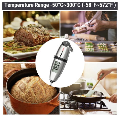 ThermoPro TP-02S Húshőmérő Sütés, Hamburger, Grill ételek 5. kép