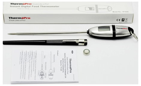 ThermoPro TP-02S Húshőmérő Sütés, Hamburger, Grill ételek 8. kép