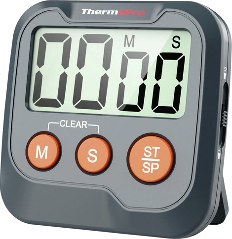 ThermoPro TM03W Időzítő Fekete digitális