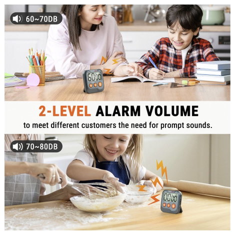 ThermoPro TM03W Időzítő Fekete digitális 4. kép