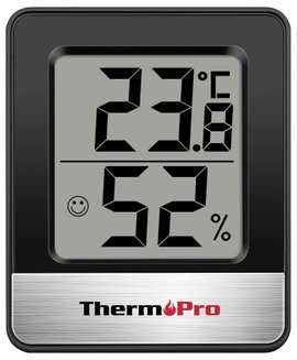 ThermoPro TP49B-3 Hőmérséklet- és légnedvesség mérő Fekete, Ezüst TP49B-3
