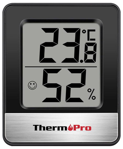 ThermoPro TP49B-3 Hőmérséklet- és légnedvesség mérő Fekete, Ezüst TP49B-3