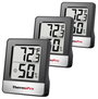 ThermoPro TP49B-3 Hőmérséklet- és légnedvesség mérő Fekete, Ezüst TP49B-3 2. bélyegkép