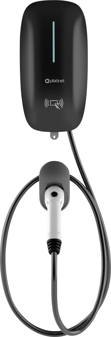 Platinet EV_PWB22S Fali doboz 2. típus 22 kW RFID, WiFi, app