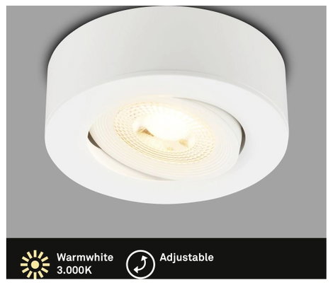 Briloner 7991016 Beépíthető lámpa LED EEK: F (A - G) Melegfehér Fehér 2. kép