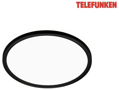 Telefunken 321605TF 321605TF Fürdőszobai mennyezeti lámpa EEK: E (A - G) 18 W Semleges fehér Fekete 3. kép