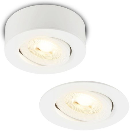Briloner 7990016 Beépíthető lámpa LED EEK: F (A - G) Melegfehér Fehér