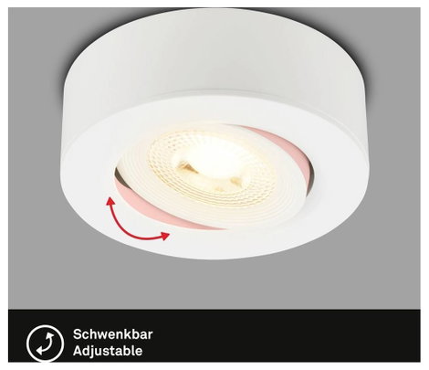 Briloner 7990016 Beépíthető lámpa LED EEK: F (A - G) Melegfehér Fehér 2. kép
