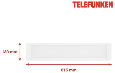 Telefunken 205506TF 205506TF Polc alá szerelhető lámpa LED LED EEK: E (A - G) 25 W Fehér 6. kép
