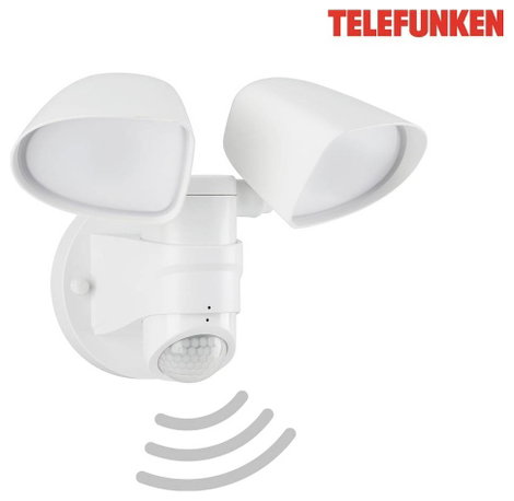 Telefunken 304606TF 304606TF LED-es kültéri fali lámpa mozgásérzékelővel EEK: F (A - G) LED LED 20 W 5. kép
