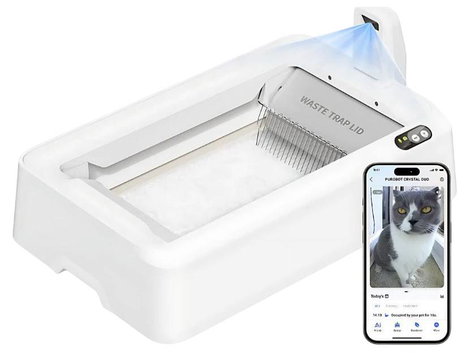 Petkit Purobot Crystal duo Háziállat robot Fehér 1 db