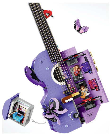 43031 LEGO® Editions Olivia Rodrigos Gitarre 2 Minifiguren – Geschenkidee für Mädchen, Jungen und F 3. kép