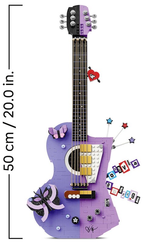 43031 LEGO® Editions Olivia Rodrigos Gitarre 2 Minifiguren – Geschenkidee für Mädchen, Jungen und F 4. kép
