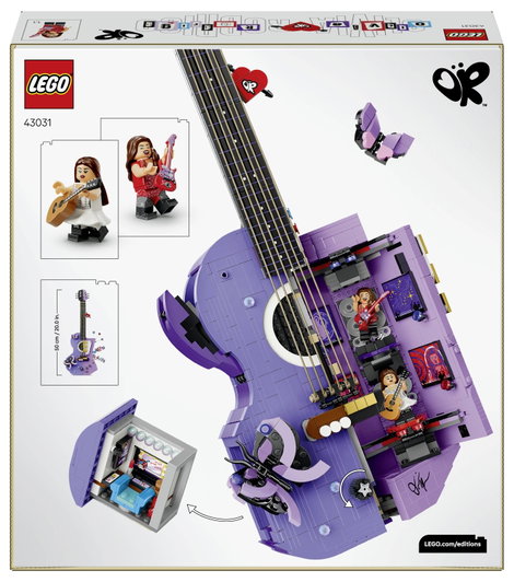 43031 LEGO® Editions Olivia Rodrigos Gitarre 2 Minifiguren – Geschenkidee für Mädchen, Jungen und F 8. kép