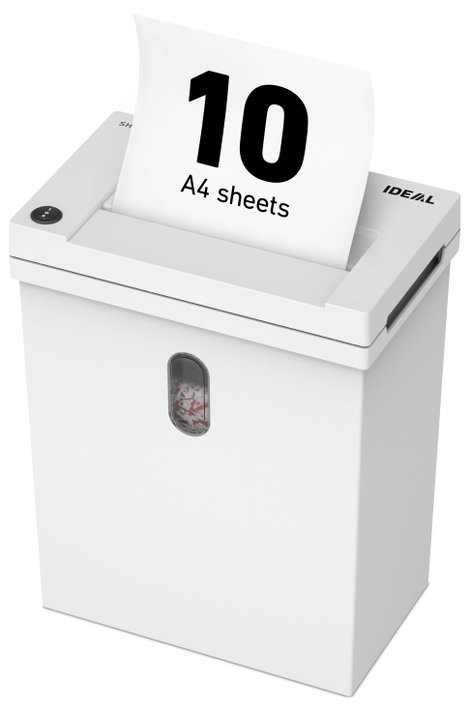 Krug & Priester IDEAL SHREDCAT 8100 Iratmegsemmisítő 10 lap Részecskevágás 5 x 30 mm P-4 20 l Szinté 14. kép