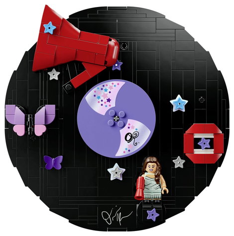 43028 LEGO® Editions Olivia Rodrigos Schallplatte Musikmotiv zum Sammeln und Ausstellen – Popstar-M 2. kép