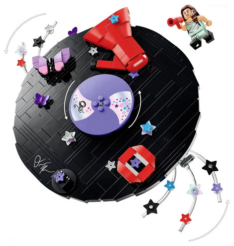 43028 LEGO® Editions Olivia Rodrigos Schallplatte Musikmotiv zum Sammeln und Ausstellen – Popstar-M 3. kép