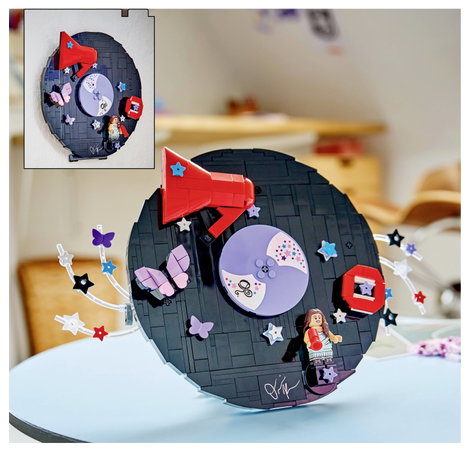 43028 LEGO® Editions Olivia Rodrigos Schallplatte Musikmotiv zum Sammeln und Ausstellen – Popstar-M 7. kép
