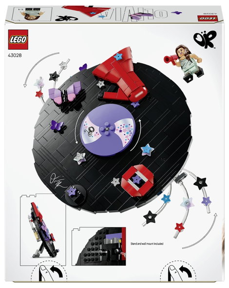 43028 LEGO® Editions Olivia Rodrigos Schallplatte Musikmotiv zum Sammeln und Ausstellen – Popstar-M 8. kép